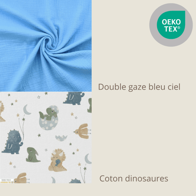 Gigoteuse bébé Dinosaure personnalisée