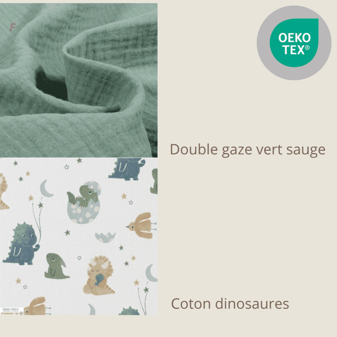 Gigoteuse bébé Dinosaure personnalisée