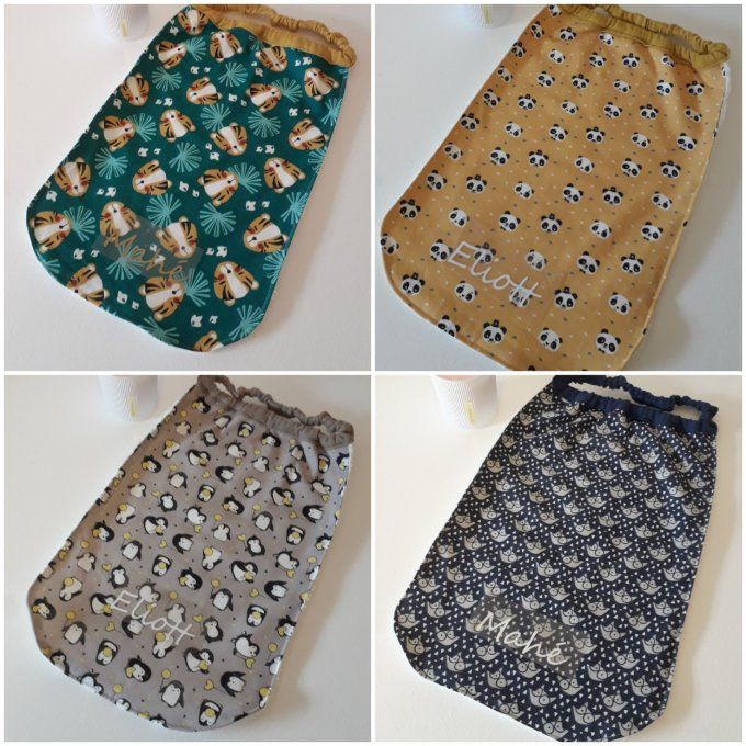 Serviette maternelle personnalisable