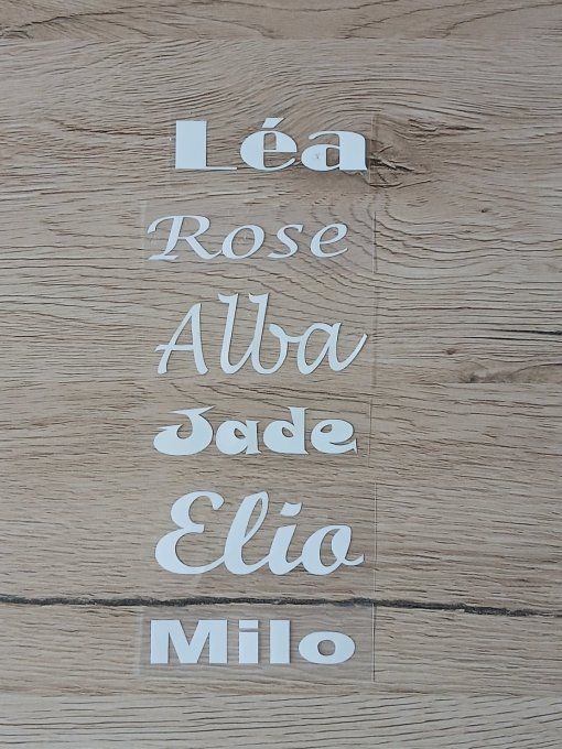 Lot de 2 serviettes maternelle élastiquées prénom 