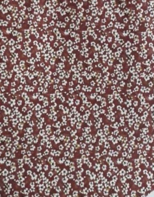 Gigoteuse fleurie, fleurs liberty