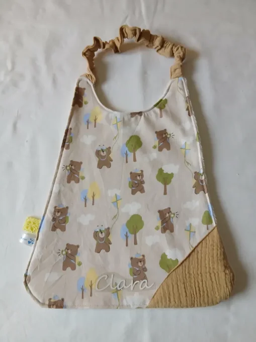 Serviette élastiquée maternelle - taille 2-6 ans